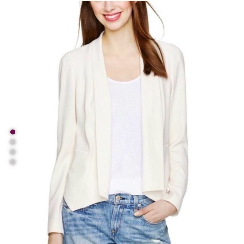 Babaton Cream Dominik Crepe Blazer